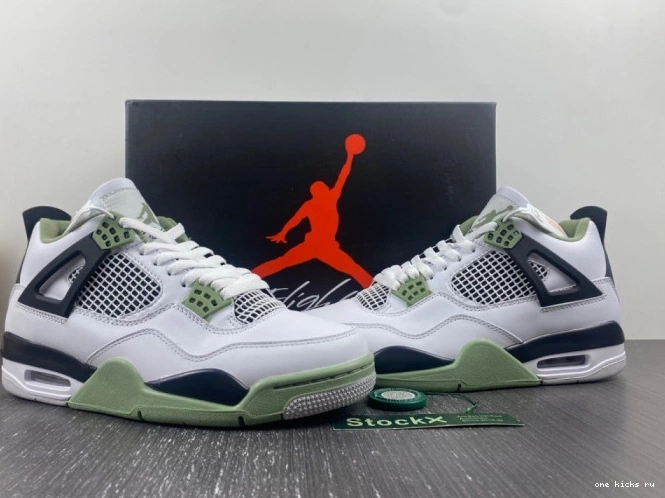 Chep Onekick Seafoam Jordan AQ9129-103 Air 4 WMNS 0811